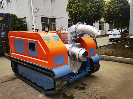 1000方自吸泵履帶式自行走式柴油機(jī)移動(dòng)泵車(chē)